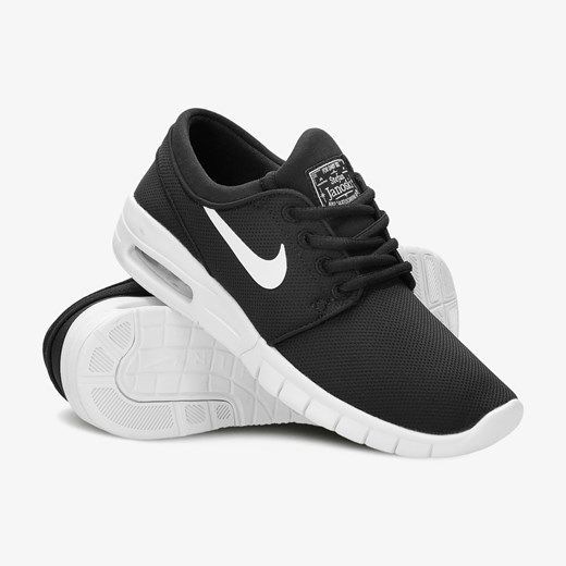 Buty sportowe męskie Nike sb czarne na wiosnę sznurowane 