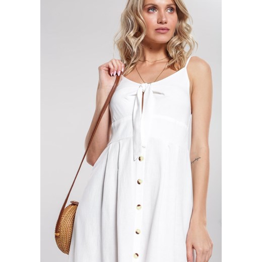 Biała Sukienka Undersel Renee  S/M Renee odzież