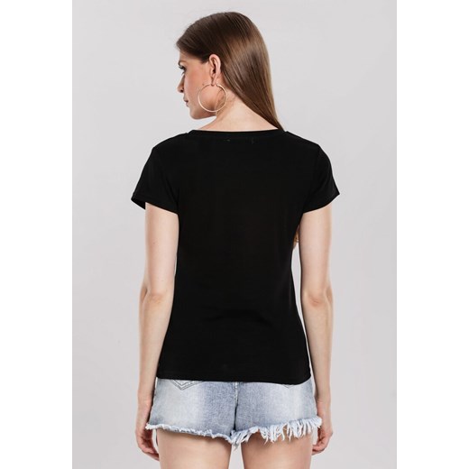 Czarny T-shirt Huffy  Renee S/M Renee odzież