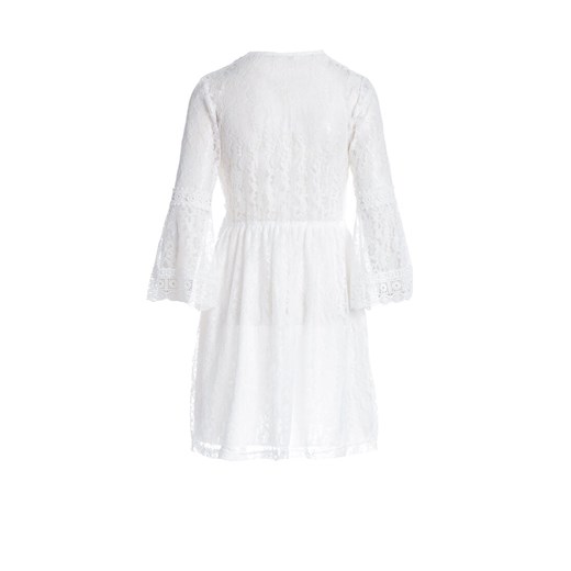 Sukienka biała Renee z dekoltem w serek 