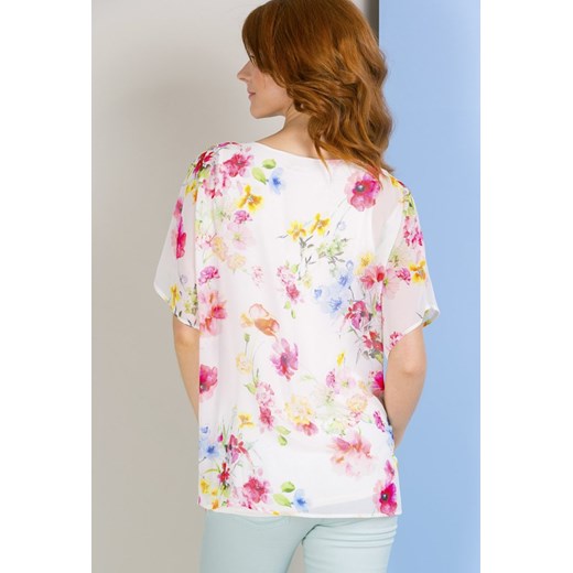 Bluzka z kwiatowym printem  Monnari 2XL E-Monnari