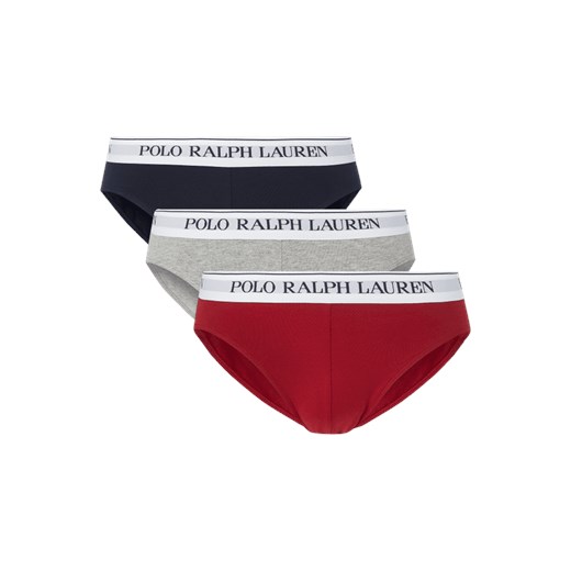 Slipy z mieszanki bawełny i elastanu w zestawie 3 szt. Polo Ralph Lauren Underwear  L Peek&Cloppenburg 