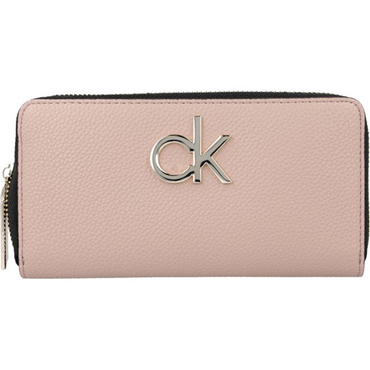 Różowy portfel damski Calvin Klein elegancki 
