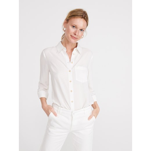 Biała koszula damska Reserved elegancka 