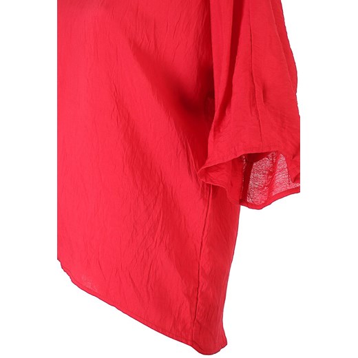 Bluzka damska czerwona Femestage z krótkim rękawem 