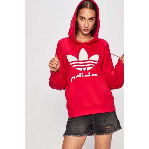 Czerwona bluza sportowa Adidas Originals 
