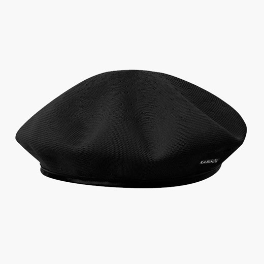 Beret damski czarny Kangol retro bez wzorów 