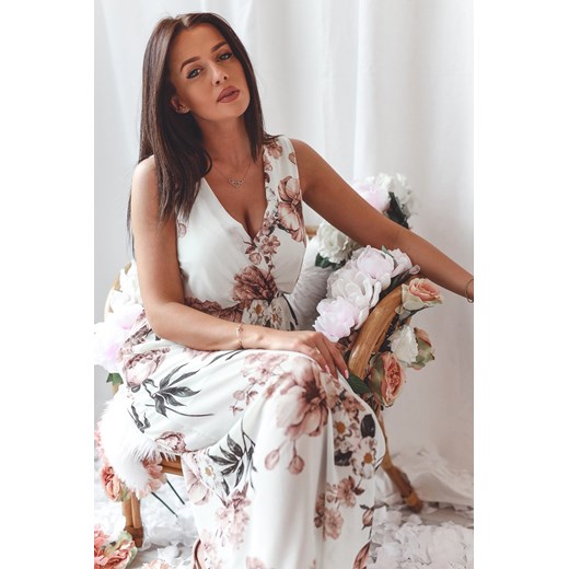 Sukienka Terry w kwiaty - Jasny zieleń Rose Boutique uniwersalny