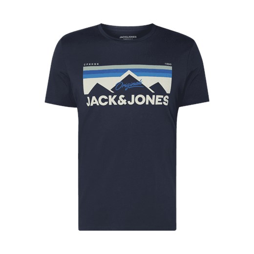 T-shirt męski Jack & Jones młodzieżowy z krótkimi rękawami 