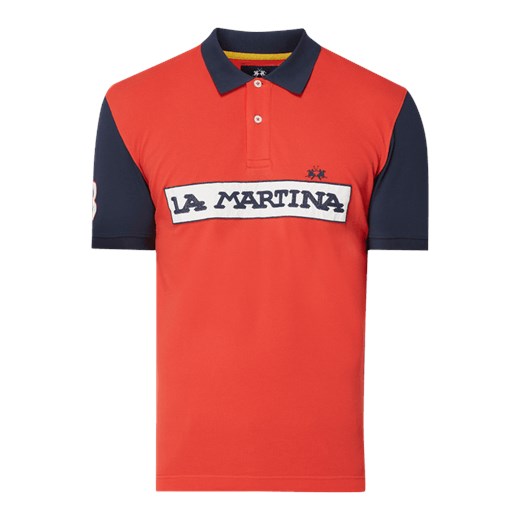 T-shirt męski La Martina młodzieżowy z krótkimi rękawami 