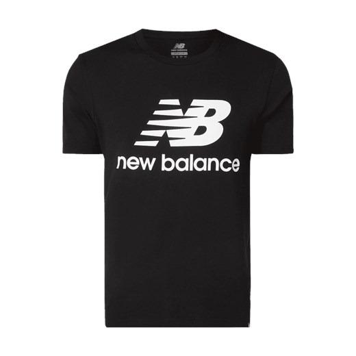 Koszulka sportowa New Balance w nadruki na wiosnę z bawełny 