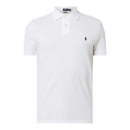 Biały t-shirt męski Polo Ralph Lauren z krótkim rękawem 