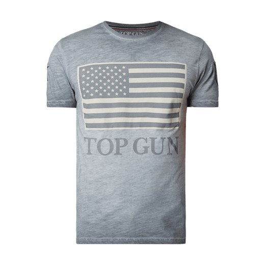 T-shirt męski Top Gun z nadrukami 