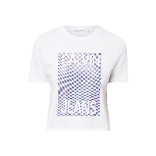 Calvin Klein bluzka damska w nadruki casualowa 