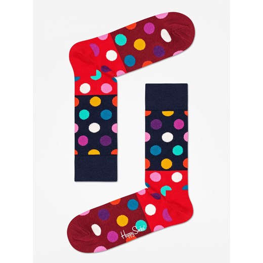 Skarpetki Happy Socks Big Dot Block (navy/red/maroon) Happy Socks  41-46 SUPERSKLEP
