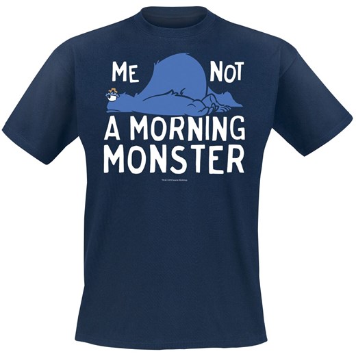 Ulica Sezamkowa - Cookie Monster - Not A Morning Monster - T-Shirt - Mężczyźni - granatowy  Ulica Sezamkowa M EMP