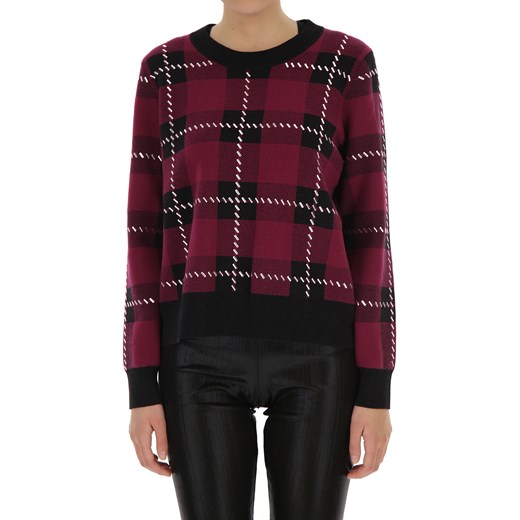 Michael Kors Sweter dla Kobiet Na Wyprzedaży, granat (owoc), Bawełna, 2019, 40 M
