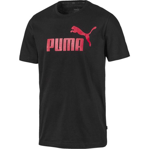 Koszulka męska Essential Logo Tee Puma (czarna 2) Puma  XL SPORT-SHOP.pl okazja 