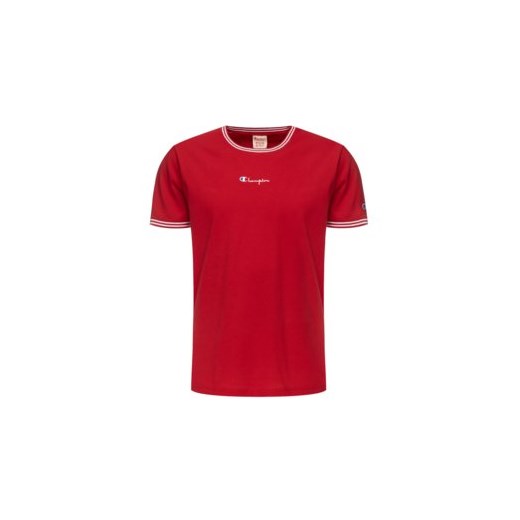 T-shirt męski czerwony Champion z krótkim rękawem 