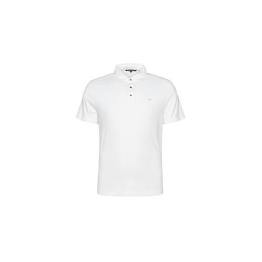 T-shirt męski Michael Kors biały gładki 