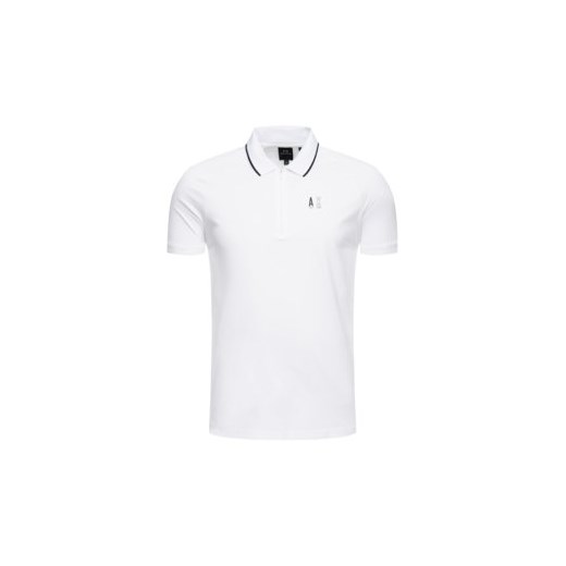 T-shirt męski biały Armani casualowy 