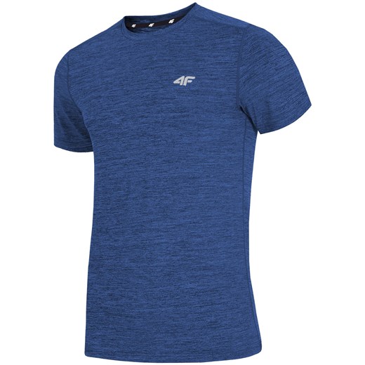 Koszulka sportowa 4F na wiosnę tkaninowa bez wzorów 