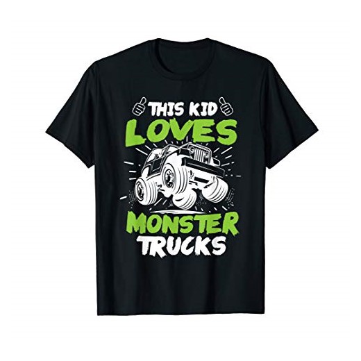 Monster Truck koszulka dla chłopców i dziewczynek