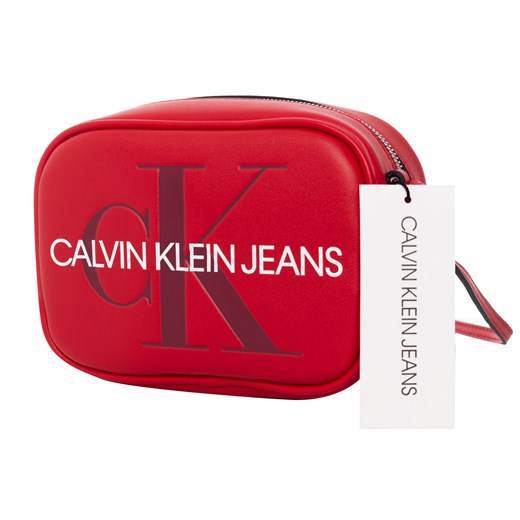 Czerwona listonoszka Calvin Klein młodzieżowa bez dodatków 