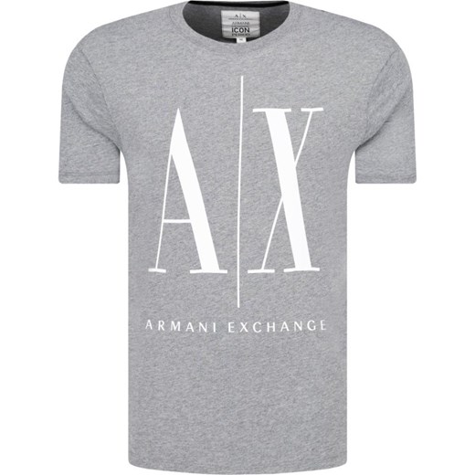 T-shirt męski szary Armani 
