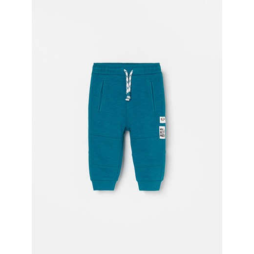 Reserved - Spodnie dresowe z bawełny organicznej - Niebieski Reserved  98 