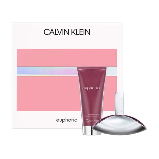 Calvin Klein Euphoria  zestaw - woda perfumowana  50 ml + balsam do ciała 100 ml  Calvin Klein 1 okazyjna cena Perfumy.pl 