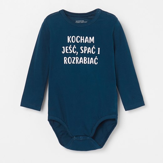 Granatowa odzież dla niemowląt Reserved 