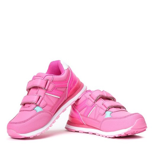 Różowe sportowe buty dziewczęce Colourful - Obuwie  Royalfashion.pl 30 