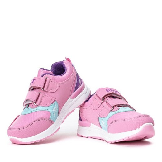 Różowe sportowe dziewczęce buty Mughetto - Obuwie Royalfashion.pl  31 