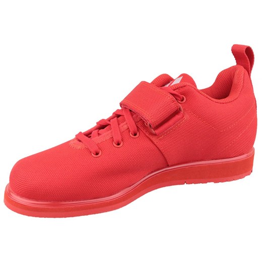 Buty sportowe damskie czerwone Adidas wiosenne płaskie gładkie 