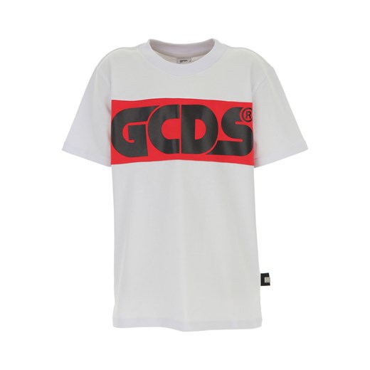 GCDS Koszulka Dziecięca dla Chłopców Na Wyprzedaży, biały, Bawełna, 2019, 10Y 8Y