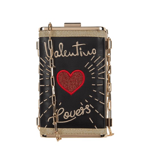 Pudełkowa kopertówka z paskiem z łańcuszka Valentino By Mario Valentino  One Size Peek&Cloppenburg 