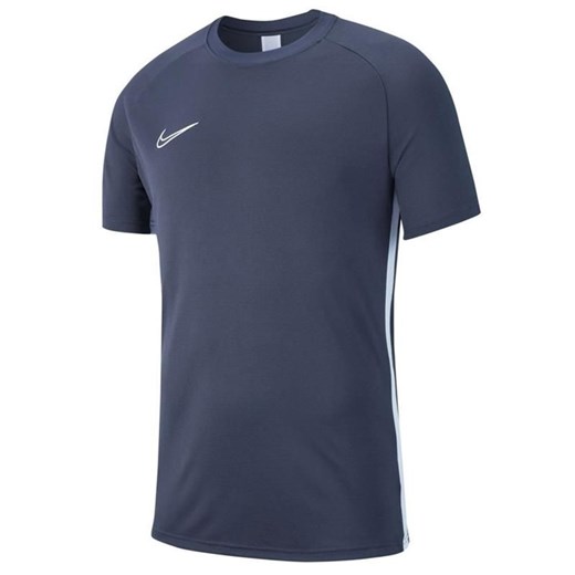 Koszulka sportowa niebieska Nike bez wzorów 