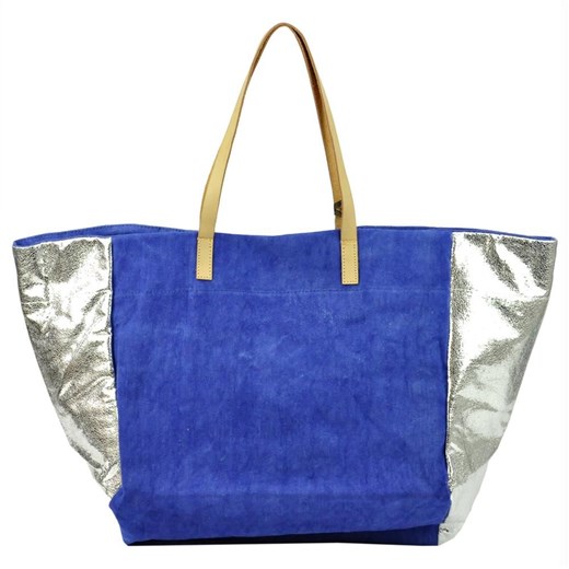 Shopper bag Lookat na ramię bez dodatków lakierowana 