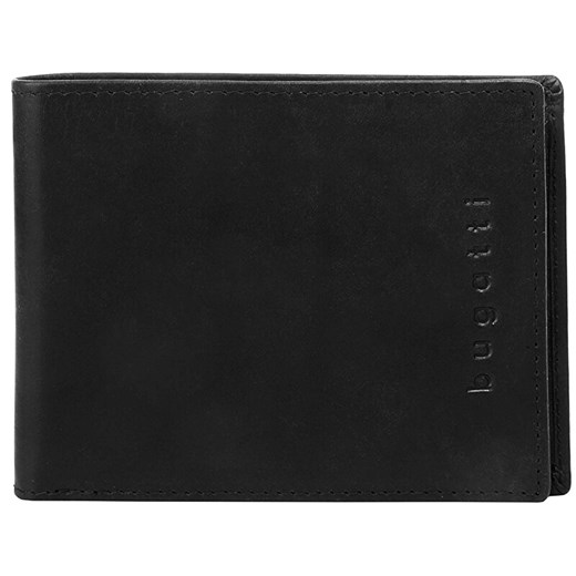 BUGATTI Męski portfel skórzany Romano 49399401 Black, BEZPŁATNY ODBIÓR: WROCŁAW! Bugatti   Mall