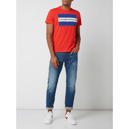 T-shirt o kroju regular fit z nadrukiem z logo S.oliver Red Label  M Peek&Cloppenburg 