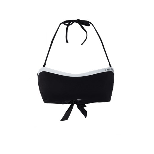 Strój kąpielowy Calvin Klein Underwear czarny do uniwersalnej figury z nadrukami 