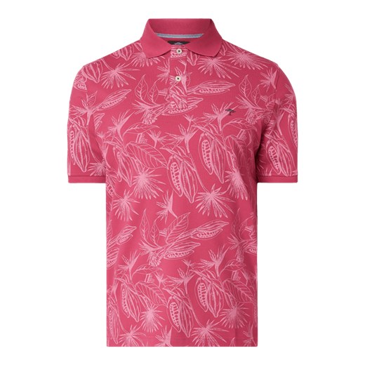Koszulka polo o kroju casual fit z kwiatowym wzorem