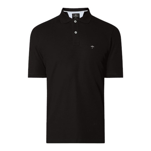 T-shirt męski Fynch-hatton czarny z krótkimi rękawami 