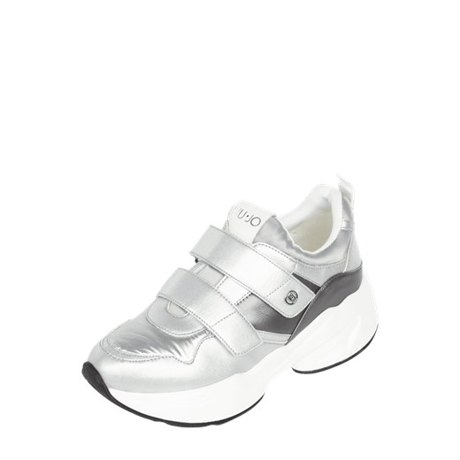 Liu Jo Milano buty sportowe damskie sneakersy młodzieżowe płaskie gładkie na rzepy