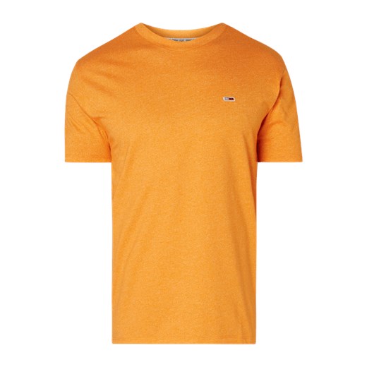 T-shirt męski Tommy Jeans pomarańczowa jesienny 