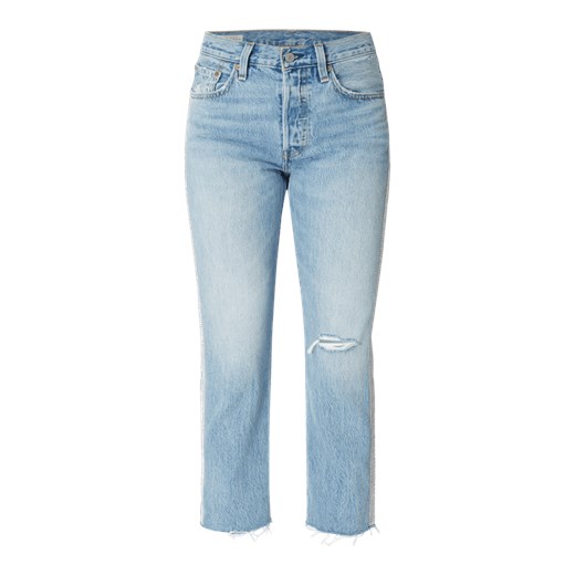 Levi's jeansy damskie w miejskim stylu gładkie 