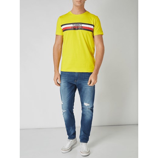 T-shirt męski Tommy Hilfiger żółty 