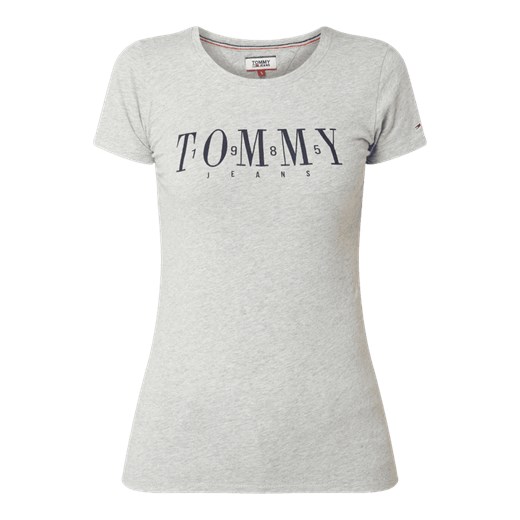 Bluzka damska Tommy Jeans z krótkim rękawem z okrągłym dekoltem 