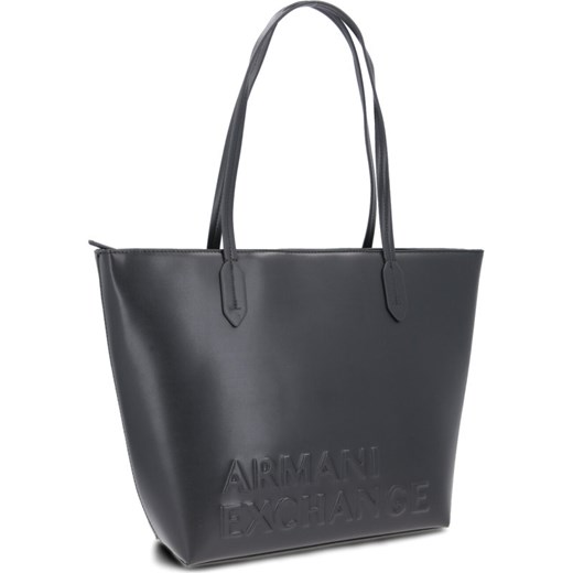 Shopper bag Armani na ramię bez dodatków 